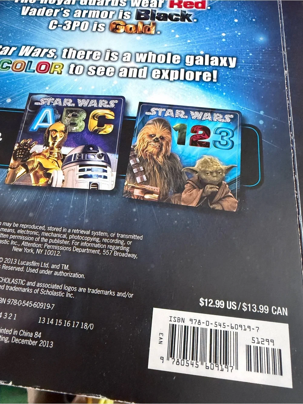 Star Wars Kids Coloring & Learning book Set - Multicolor